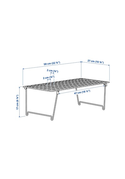 Ikea Grejıg Ayakkabılık, Gri, 58x27x17 Cm