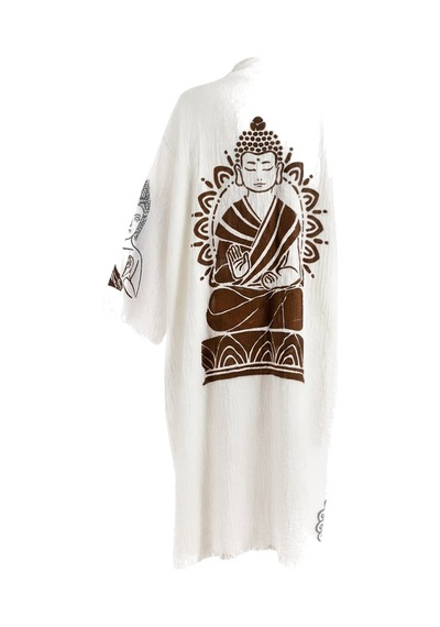 Brandsmiths Natural Serenity Buddha Kimono Sarı