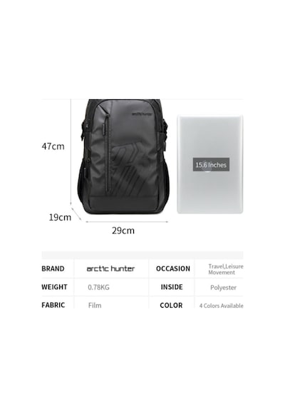 Arctic Hunter B00387 Lacivert Sırt Çantası Yeşil