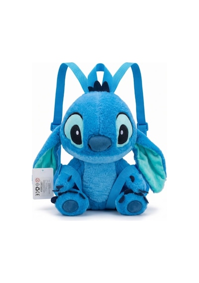 30 Cm Stitch Peluş Sırt Çantası Yumuşacık Peluş Çanta Sevimli Tasarım Günlük Ve Hediye Mavi Çok Renkli