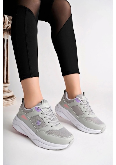 2110-1 Kadın Rahat Sneaker Gri