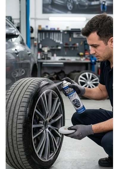 Ceytaş Professional Lastik Parlatıcı Sprey 500 Ml - Oto Lastik Temizleyici Ve Parlatıcı Bakım Spreyi, Çatlama Ön
