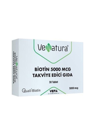 Biotin 5000 Mcg Takviye Edici Gıda
