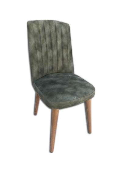 Bengimobilya Sandalye Papel Model Kayın Torna Retro Ayak Yeşil Soho Kumaş Çiz (382615262)