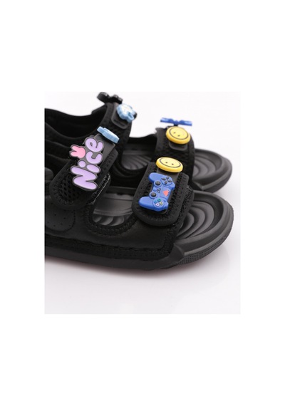 Marco Kids 16-26y1605 Çocuk Patik Sandalet Siyah