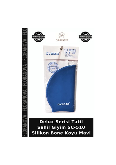 Delux Serisi Tatil Sahil Giyim Sc-510 Silikon Bone Koyu Mavi