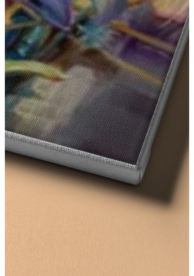 Webstyle Sayılarla Boyama Seti Kasnaklı Mor Zambaklar 40 X 50 Cm