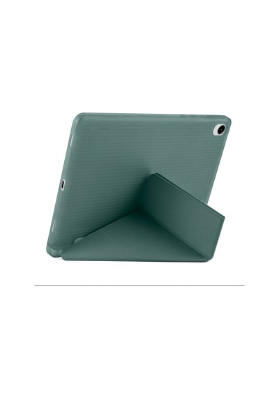 Samsung Galaxy Uyumlu Tab S11 Kılıf Tri Folding Kalem Bölmeli Standlı Kılıf Arka Kapak