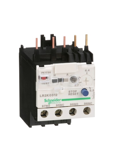 Schneider Lr2K0312 3.7-5.5 Amper Termik Röle 1No+1Nc Kontaktö
