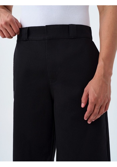 Baggy Fit Erkek Şort Siyah