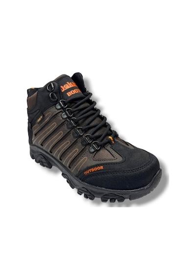 Dakırs 116-26 Deri Outdoor Kürklü Fermuarlı Çocuk Bot 36-39 Kahverengi