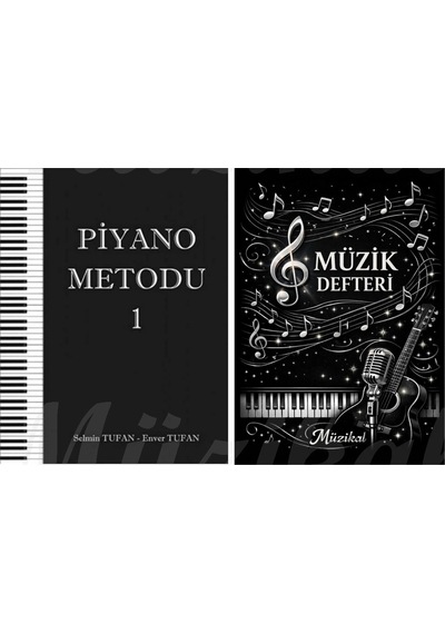 Müzik Defteri Hediyeli Piyano Metodu 1. Bölüm Enver Tufan-selmin Tufan