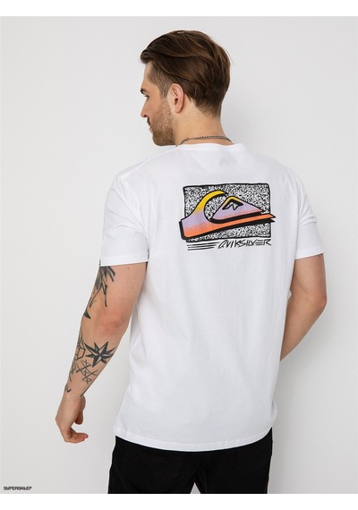 Quiksilver Retrofade Erkek Tişört EQYZT07231-WBB0 Beyaz