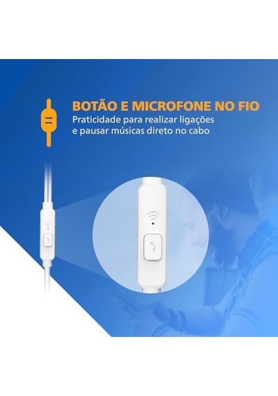Taue101wt Mikrofonlu Kulakiçi Kulaklık