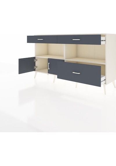 Hyperion Konsol 2 Raflı 3 Çekmeceli 2 Kapaklı 176x44x99 Aytaşı-an Aytaşı-antrasit Hyperion Konsol 2 Raflı 3 Çekmeceli 2 Kapaklı 176x44x99 Aytaşı-an Aytaşı-antrasit