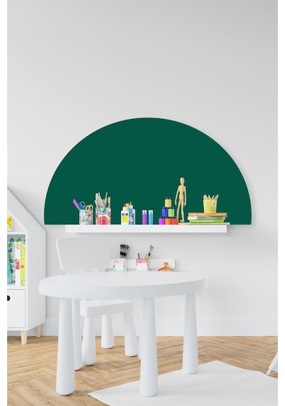 MSticker Bohem Koyu Yeşil Yarım Daire Çocuk Bebek Odası Sticker 50x100cm