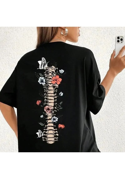 Noıssey Urban Pop Graphic Kadın Tişört Koleksiyonukod 5172 Siyah