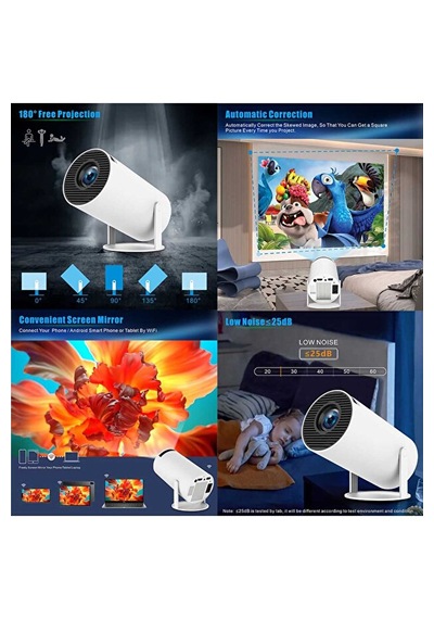 Ultra Hd Taşınabilir Wifi Android Projeksiyon Cihazı Akıllı Sinema