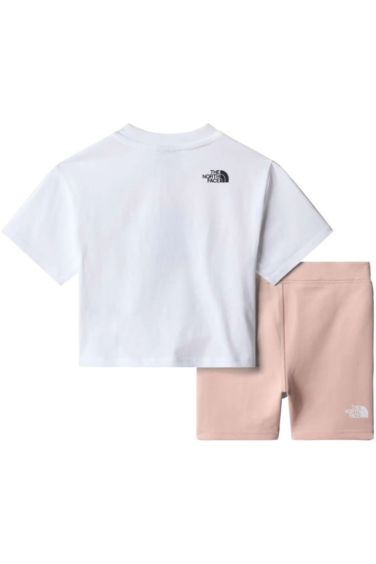 The North Face Nf0a877nwop1 Kıd G Summer Set Tnf Whıte/pınk Moss Çocuk Pantolon Krem