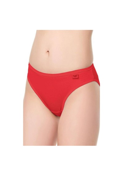 Likralı Esnek Kadın Düz Bikini Külot 12'li 001
