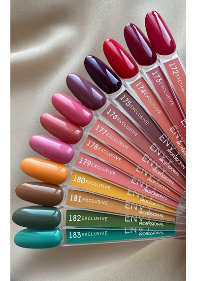 Envy Kalıcı Oje Exclusive Seri Koyu Bordo 10gr No:175