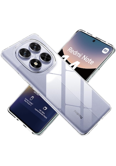 Xiaomi Redmi Note 14 Pro Kılıf Kamera Korumalı Şeffaf Silikon