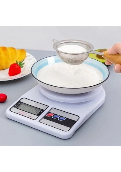 Dijital Hassas 10 Kg Mutfak Terazisi Tartısı Lcd Ekranlı