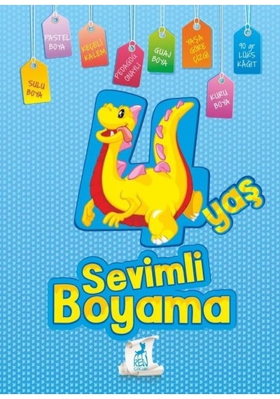 Sevimli Boyama 4 Yaş- Ren Kitap