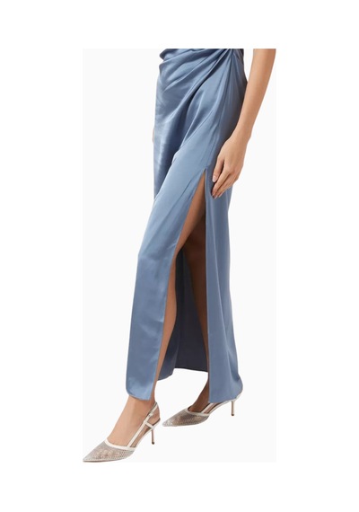 Nicoli Joel 75 Kristal Slingback Topuklu Ayakkabı, Işıltılı Mesh Tasarım Beyaz