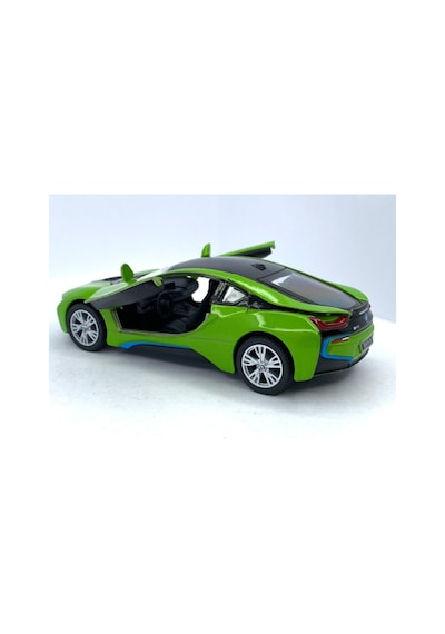 Kinsmart Bmw İ8 Metal Diecast Çek Bırak 1:34 Ölçek Araba Yeşil