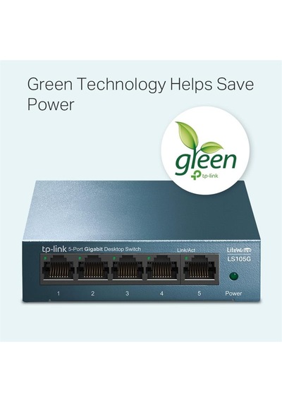 Ls105g 5 Port Gıgabıt Metal Kasa Swıtch