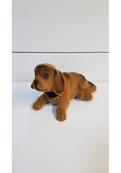 Kafa Sallayan Köpek Oto Aksesuar Açık Kahverengi