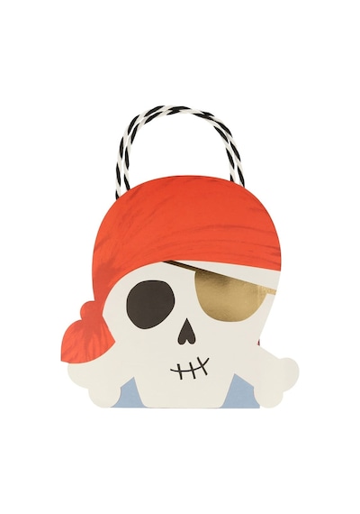 Meri Meri - Pirate Party Bags - Korsan Parti Çantaları - 8'li Tüm Yaşlar