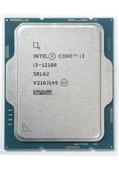 INTEL Core i3 12100 4 4.30 GHz 12MB 1700P Tray Fansız