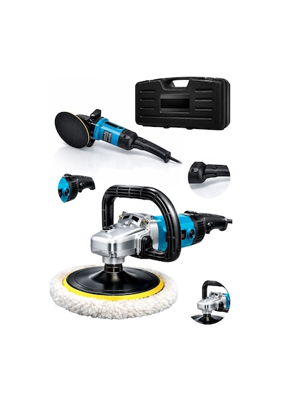 Bakır Sargı Devir Ayarlı Polisaj Makinesi 2000 Watt 180mm
