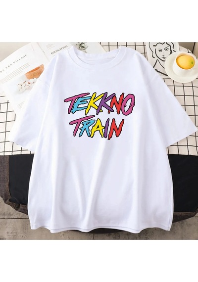 Startmore Beyaz Tekkno Tren Elektrik Callboy Yumuşak -gömlek Beyaz