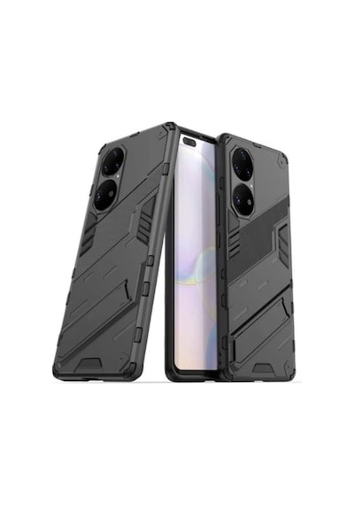 Microcase Huawei P50 Pro Matrix Serisi Armor Standli Kilif-Siyah 542964002
