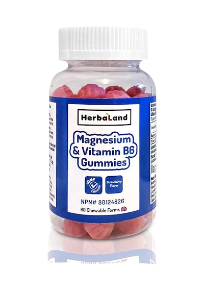 Herbaland Gummies Magnezyum Ve Vitamin B6 60 Çiğnenebilir Form