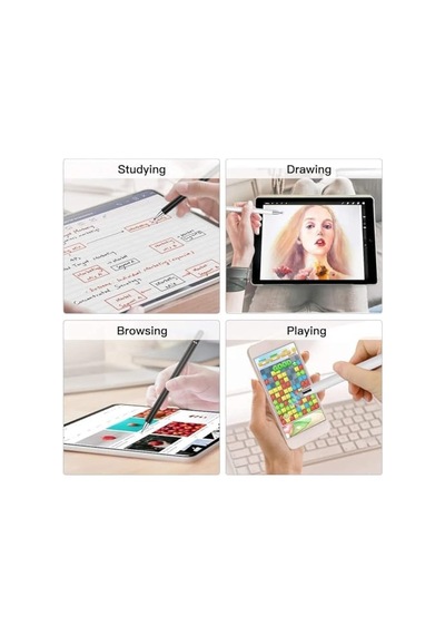 Bolivia&apos S Ipad İçin Stylus Kalem, Ios Ve Android Cihazlar, Dizüstü Bilgisayar, Telefonlar Ve Tabletler İçin Uyumlu 2 Adet Evrensel Stylus Kalem, Çizim Ve El Yazısı İçin Stylus Kalem