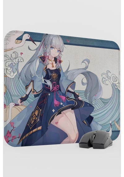 Ayaka Genshin Impact Anime Gacha V2 - 48x40 Xl Gaming Mouse Pad Fare Altlığı