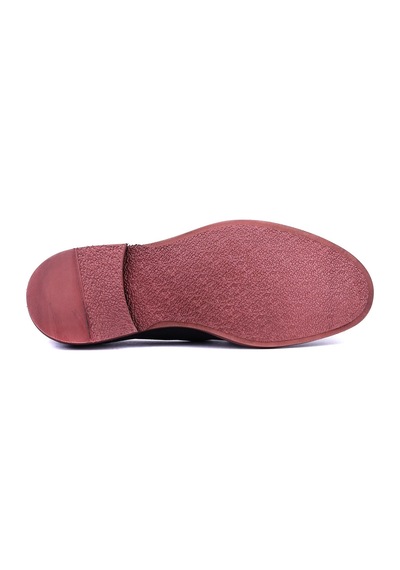 Shoetyle - Hakiki Süet Deri Siyah Renk Erkek Loafer - 900-4792-1477