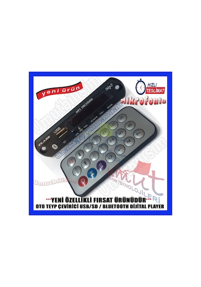 Renault Megane 2 Bluetoothlu Oto Teyp Usb-sd-aux-mp3 Çevirici N11.368
