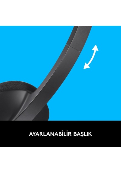 Logitech H340 981-000475 Kablolu Mikrofonlu Kulak Üstü Kulaklık