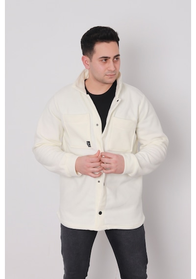Fkfashion Süet Gömlek 22FK0118 Beyaz