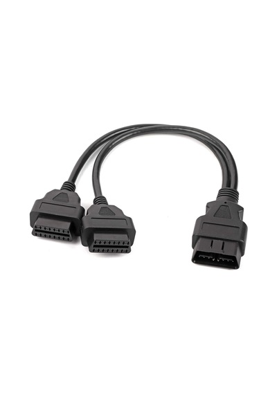 Y-kablo Obd Obd2 Uzatma Kablosu, Araba 16 Pin Obd2 Obdıı Erkek - Çift Dişi Y-splitter Adaptör Uzatma Kablosu Obd-ıı Teşhis Aracı Motor Sistemi Teşhis Araçları