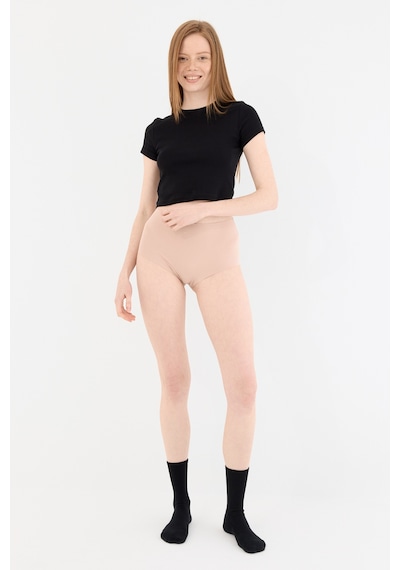 Naphor Shade Dikişsiz Yüksek Bel Slip Külot Ten Ten