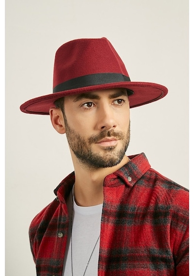 Superstorm Erkek Keçe Fedora Fötr Şapka