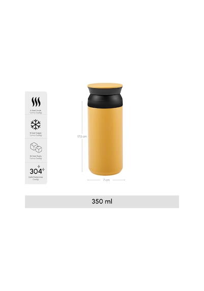 Rainbow Çelik Sızdırmaz Sarı Termos 350ml Genel