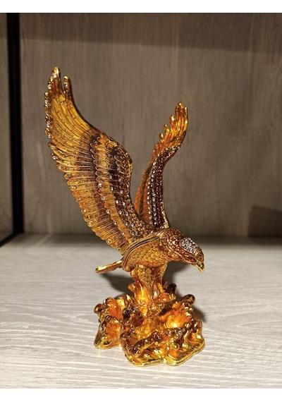 Swarovski Taşlı Kartal Mücevherlik / Dekoratif Biblo