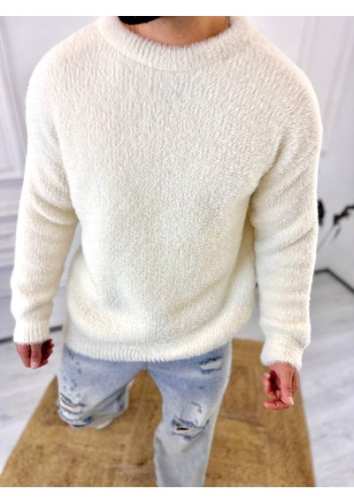 Elku Moda Kazak Oversize Tüylenmez Polar Kazak Bol Kesim Naturel Pamuk Rahat Kesim Salaş Peluş Kazak Beyaz Elku Moda Kazak Oversize Tüylenmez Polar Kazak Bol Kesim Naturel Pamuk Rahat Kesim Salaş Peluş Kazak Beyaz